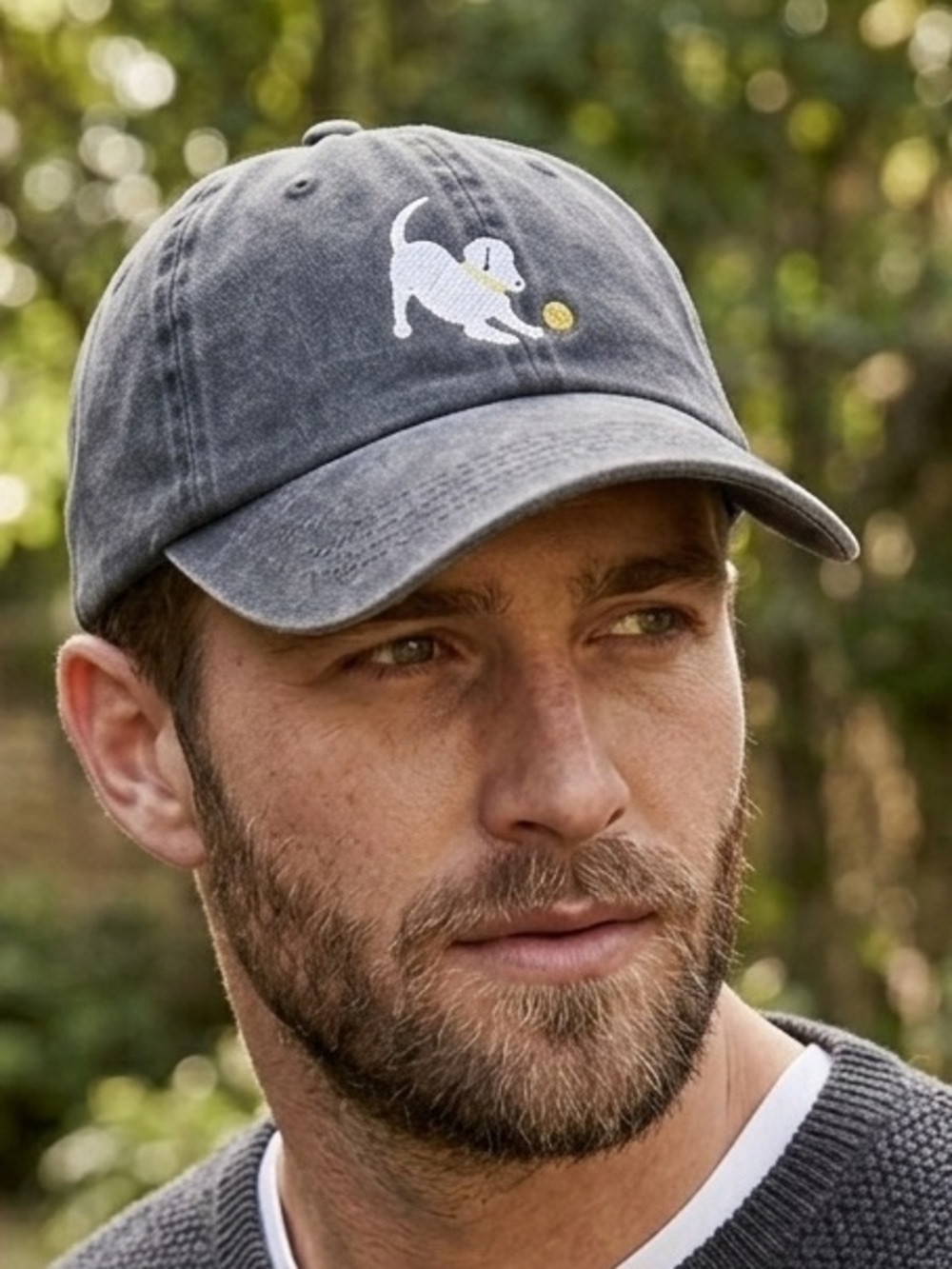 Labrador Dog Embroidered Baseball Hat Cap NWT
